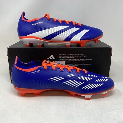 Men's Adidas Predator League FG Blue Orange Soccer Cleats / IF6348