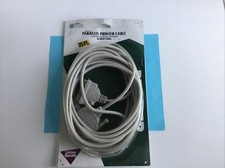 Vintage Woods 25 Pin Bi-Directional Parallel Printer Cable 25 foot open package