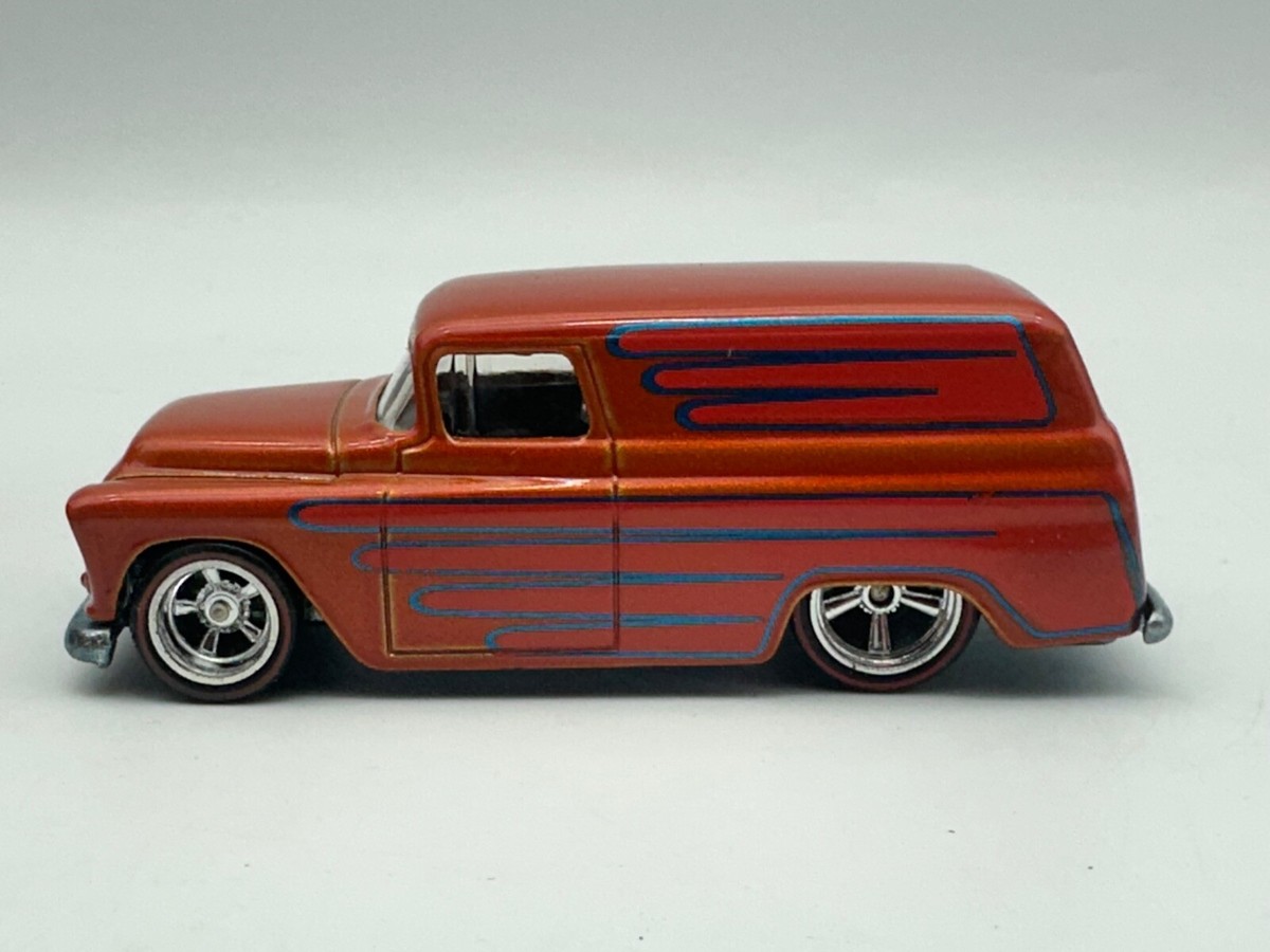 Hot Wheels 1955 Chevy Panel, Red, Ultra Hots, 1:64