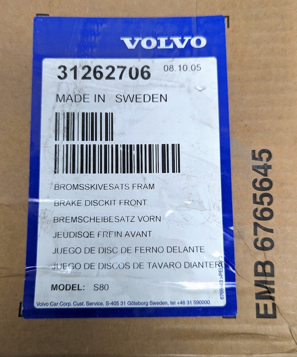 31262706 OEM GENUNINE VOLVO ROTOR [A1S4] | eBay