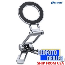 Leofoto PS-5 Magnetic Foldable Cellphone Stand with Arca - Silver