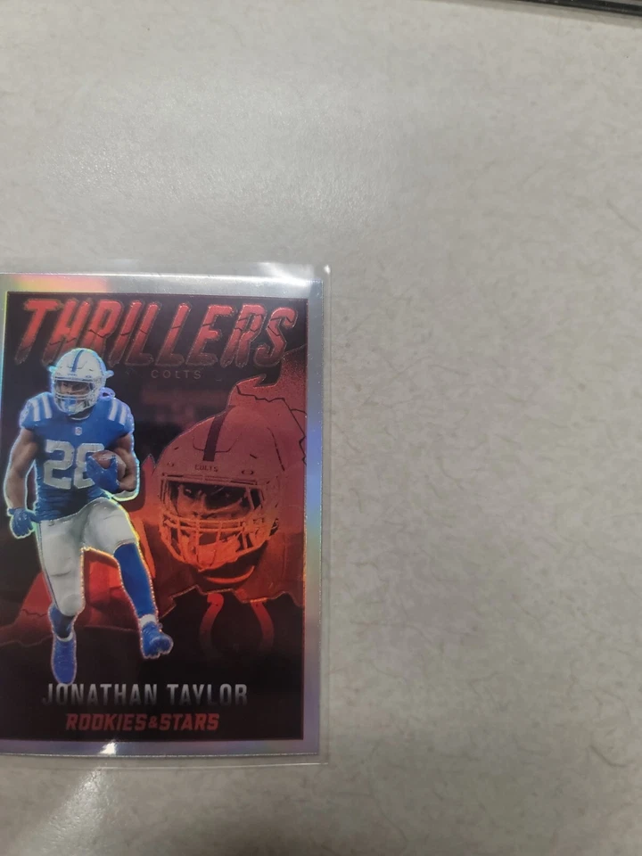 JONATHAN TAYLOR THRILLERS NO. TH-12. PRIZM. 2022 ROOKIES AND STARS. COLTS - Image 2 of 4