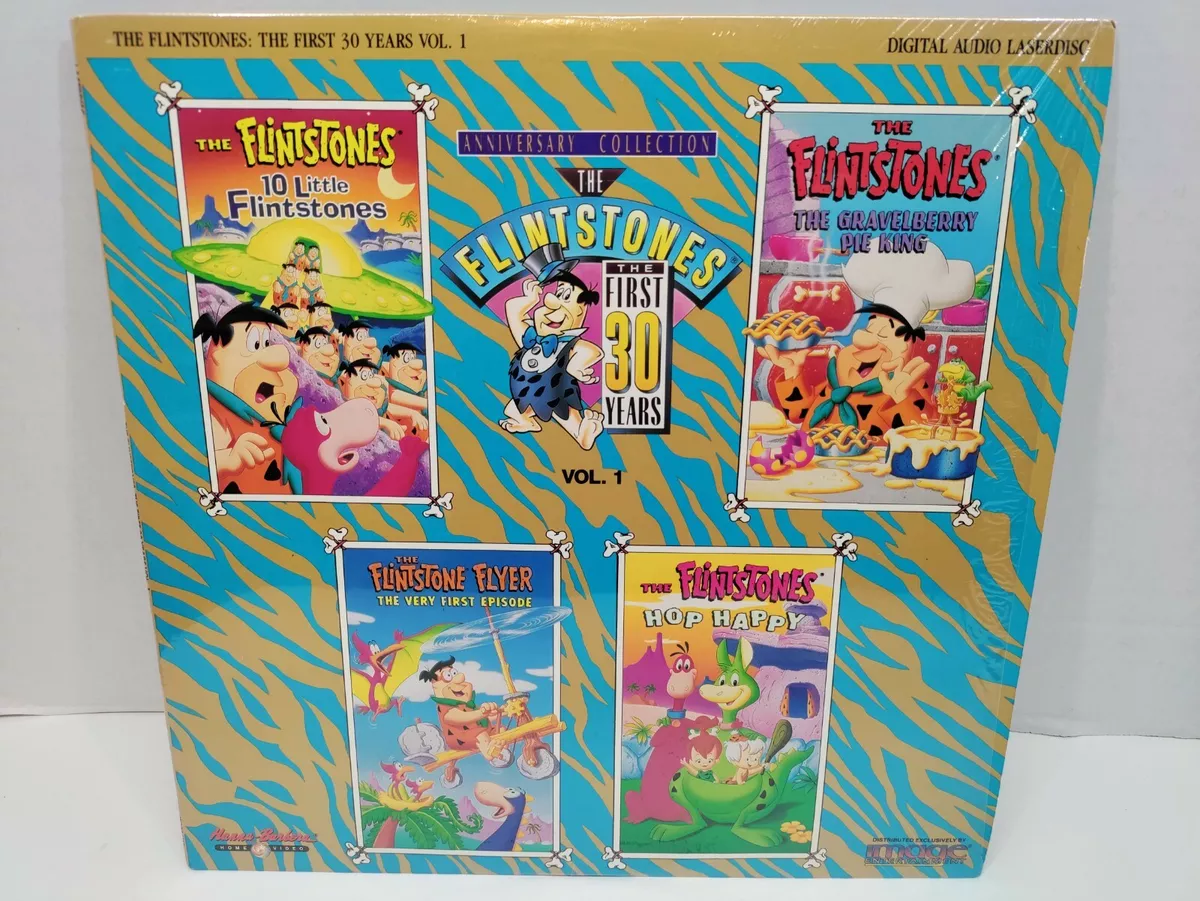 The Flintstones The First 30 Years Laserdisc LD Hanna Barbera Rare 1991 ID8384HA