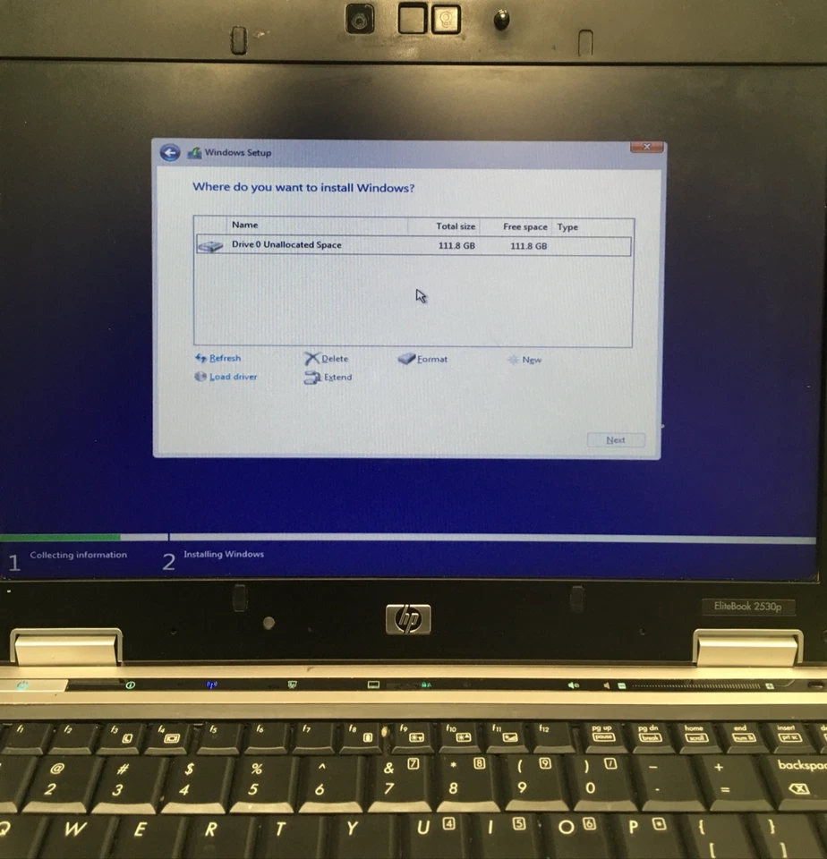 Hp Elitebook 2530p 12.1" Laptop Core 2 Duo L9600 4GB RAM 120GB Booots/Bios H2999 - Image 3 of 4