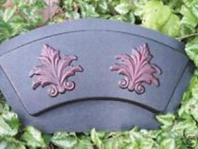 Tree ring mold abs plastic paver concrete plaster mould 17'' x 6'' x 1.5'' thick