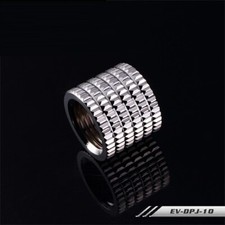 15mm G1/4" Thread Female to Female Extend Adapter Fitting Silver Black F to F