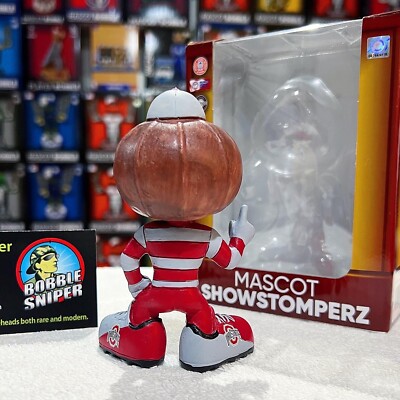 【BOBBLE HEAD】BUCKEYES BRUTUS Brutus Buckeye bobblehead: Electroplated Ohio State