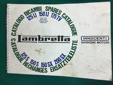 Catalogo parti ricambio Lambretta 175 TV 125 LI 150 LI