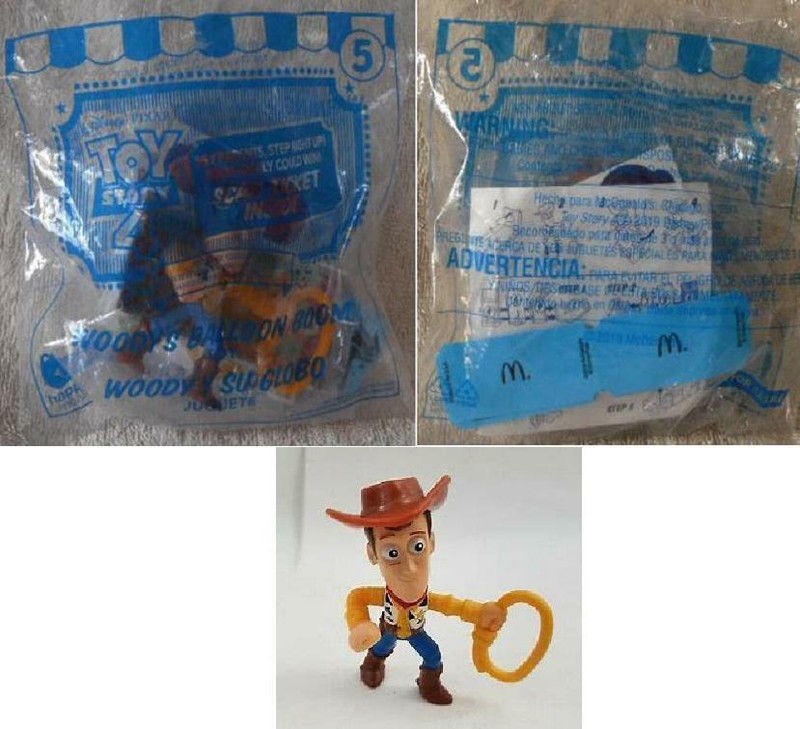 McDonald's Toy Story 4 Happy Meal #5 Woody’s Balloon Boom Toy New/Sealed 2019
