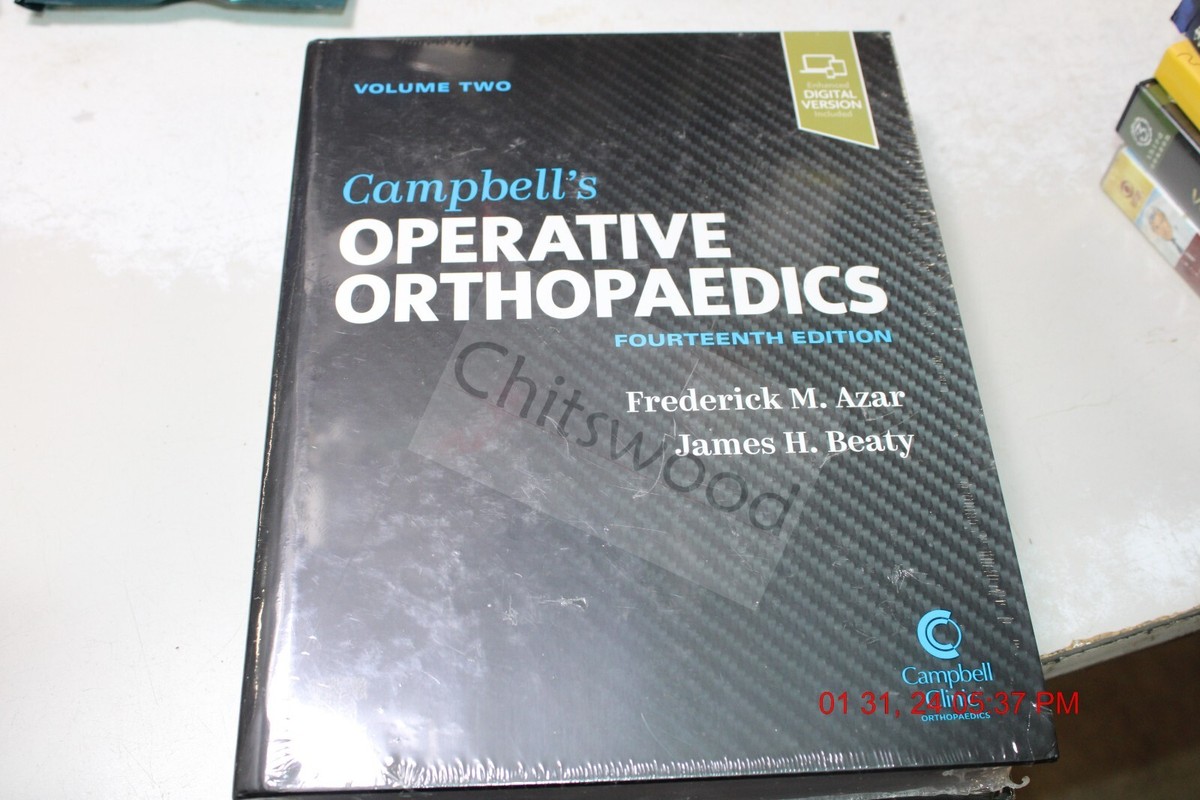 NEW Campbell's Operative Orthopaedics 14th Edition (Volume