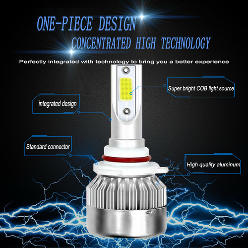 For DODGE Charger 2016-2018 2019 - 2PC 8000K LED Headlights Kit Hi/Lo Beam Bulbs - Picture 11 of 12