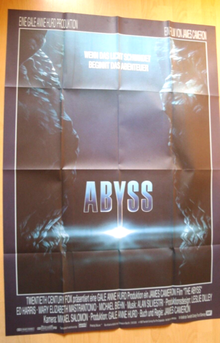 P105 Original Kinoplakat DIN A0 84x120 cm ABYSS - Ed Harris - Photo 1 sur 2