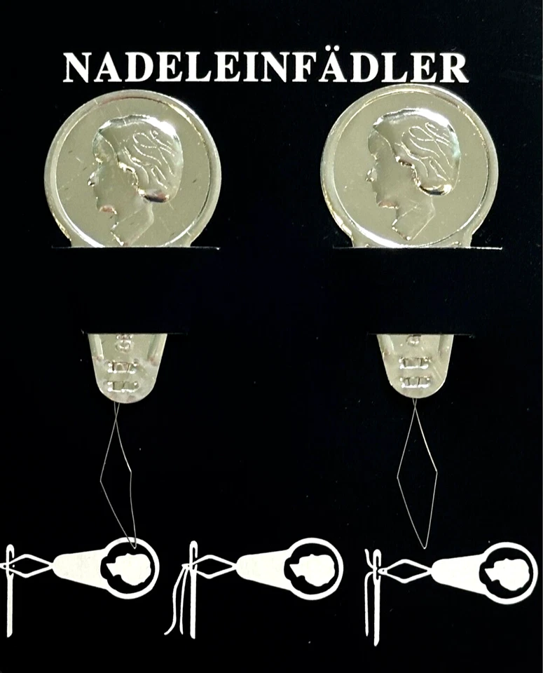 MARKENLOS Nadeleinfädler 2 Stück Nadel Einfädler Einfädelhilfe