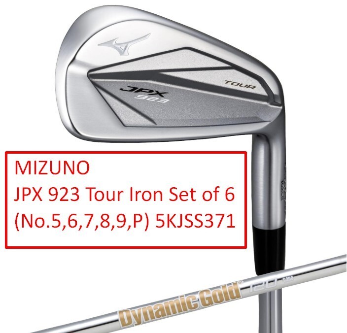MIZUNO JPX 923 Tour Iron Set of 6 (No.5,6,7,8,9,P)5KJSS371