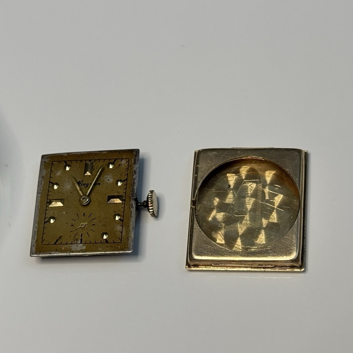 14K Gold Kingston 17 Jewel Swiss-made Mechanical 1960