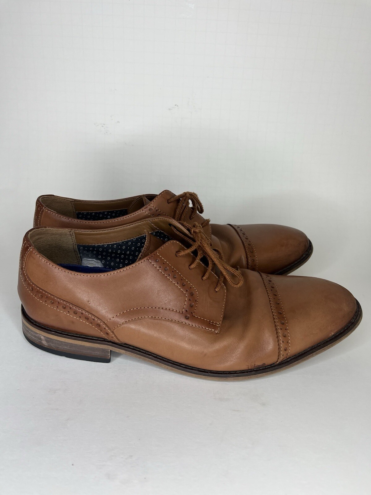 SAOLA Abito casual Bostonian Oxford Commonwealth 16501 uomo 9 W pelle morbida marrone