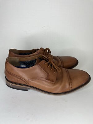 Bostonian Commonwealth Brown Leather Oxford Men’s Shoes size 9 Amazon.com | Bostonian Mens Maxton Wing,British Tan Leather  main image 3