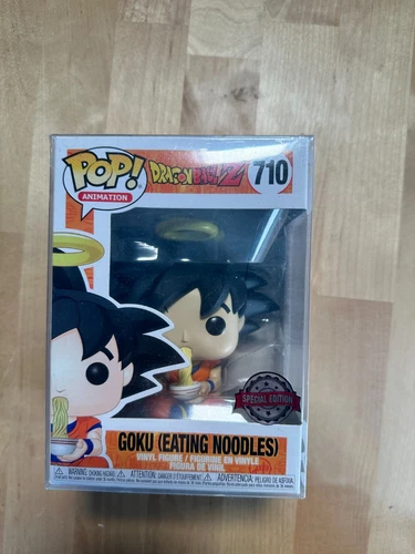 Funko Pop! Vinilo Dragon Ball Z Goku (comer fideos) edición especial #710 - nuevo en caja