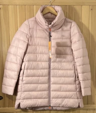 Save The Duck Women's Linnea Blush Pink Size Medium Water Repellant Plumtech