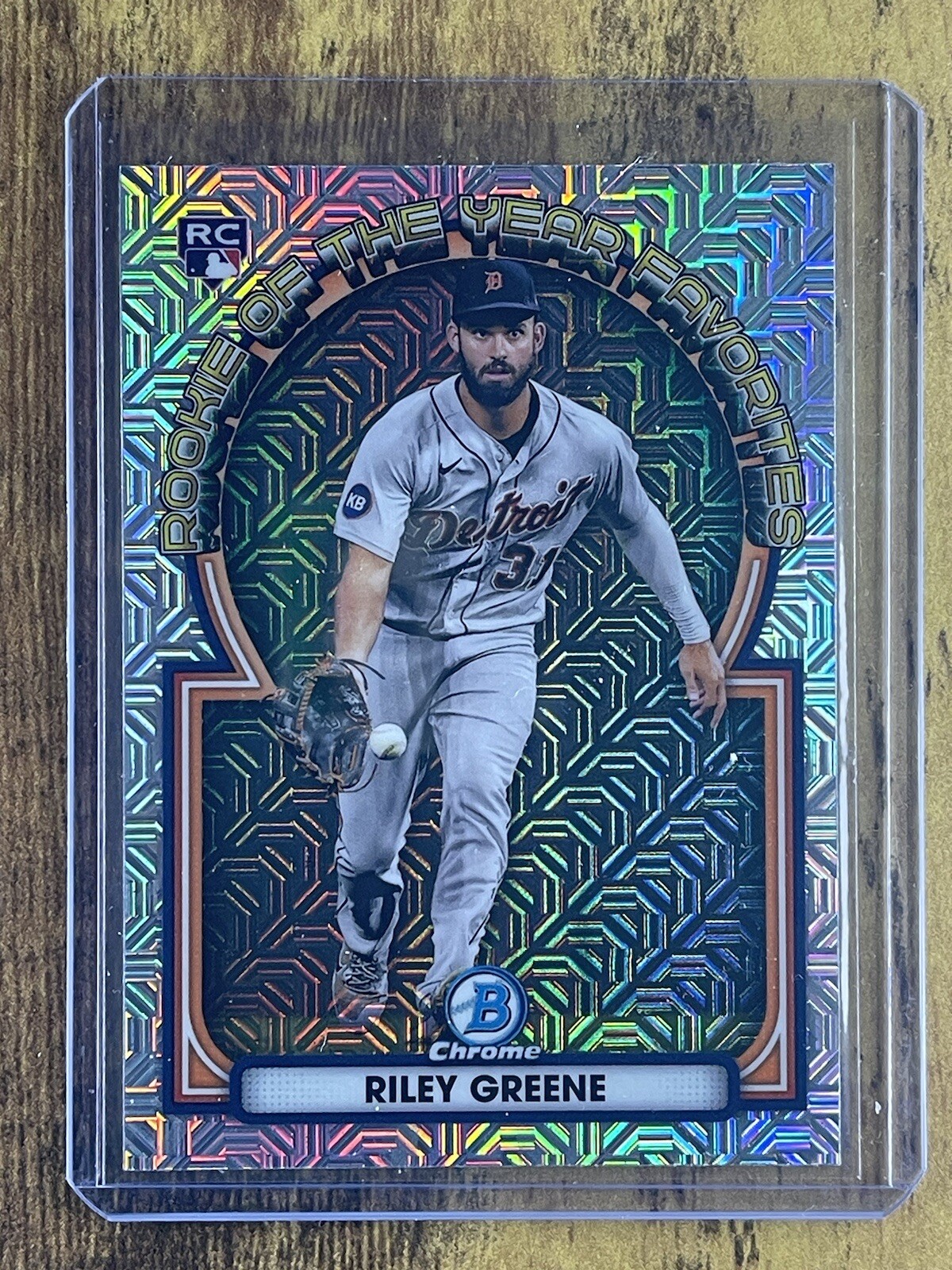 2023 Bowman Chrome Mega Box Rookie of the Year Favorites #ROYF6 Riley Greene RC