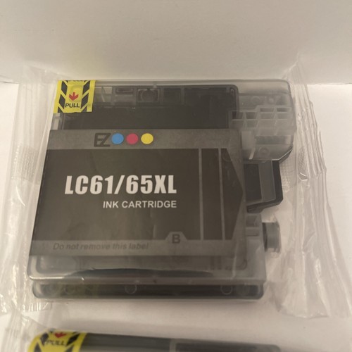 Cartucho de tinta Brother LC61/65XL impresora de tinta negra sellado X4 ENVÍO GRATUITO nuevo/sellado - Imagen 7 de 12