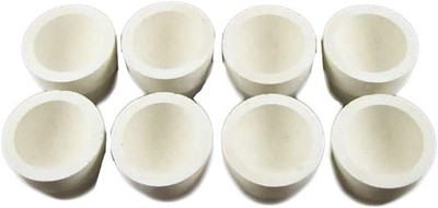 Lot of 8 - # 8AM Mabor Cupel 1-3/4 Gold-Assay-Smelting-Refining-Melting-Cupels