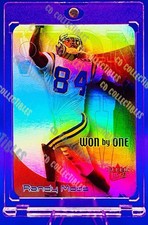 Randy Moss DIE-CUT HOLOGRAPHIC FOIL CARD FLEER MINNESOTA VIKINGS MINT