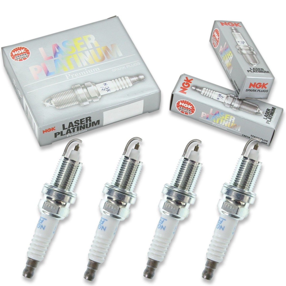 4pcs 2005 Evinrude E250FPZSOB NGK Laser Platinum Spark Plugs 250 HP Kit Set ws