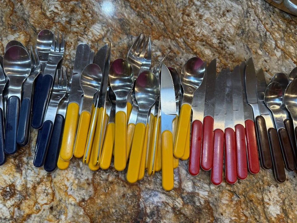 Современный летний домик середины века столовые приборы Dansk 62 предмета - Изображение 3 из 4