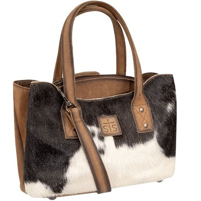 STS Ranchwear Women's Cowhide Josie Satchel - Roomy Western Leather Shoulder Bag