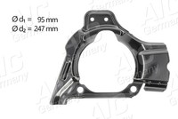 Spritzblech Ankerblech Vorderachse Links FÜR Alfa Romeo 155 (167 ) - AIC 56169