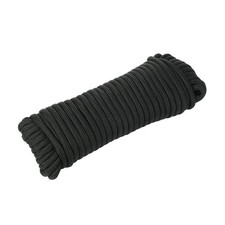 Ozark Trail 1100 lb Polyester Paracord Rope, Black, 50'
