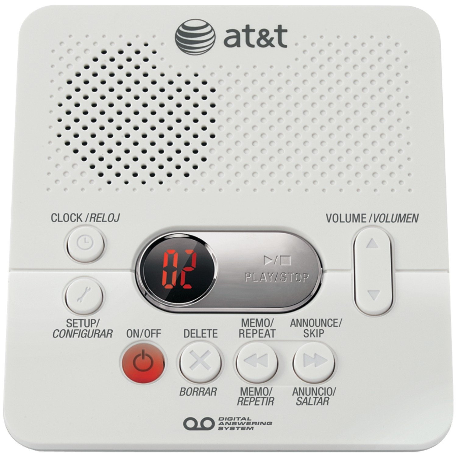 AT&T Digital Answering System 60 Minutes Recording Remote Ac