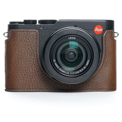 Handmade Real Leather Camera Half Cover Case Protective Base For Leica D-LUX8