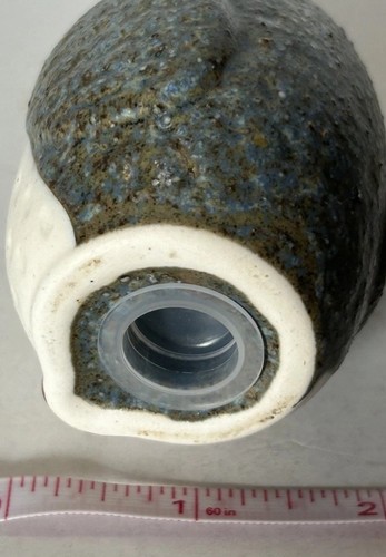 VINTAGE KOTOBUKI OWL Salt & Pepper Shakers Gray & White 3” X 2” - Picture 8 of 8