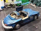 Blue Mercedes Benz Vintage Model Car Interlude Home Inc 872001A — photo 3