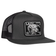 Lazy J Ranch Wear Grey 4" Elevation Hereford - Hats Cap - Grygry4Elev