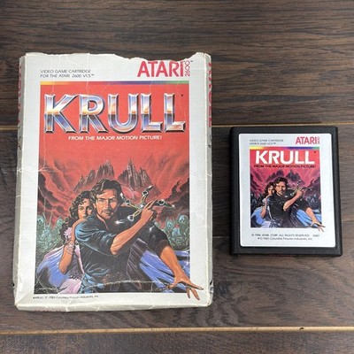 Krull (Atari 2600, 1986) Cart & Box Only