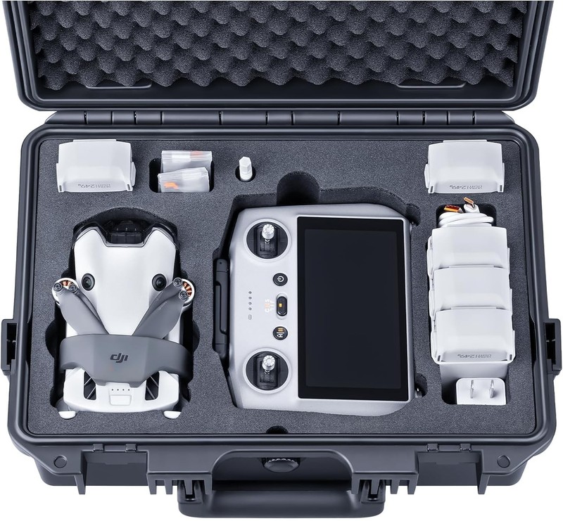 Lykus Titan MM410 Waterproof Hard Case for DJI Mini 4 Pro/Mini 3/ Pro and DJI R