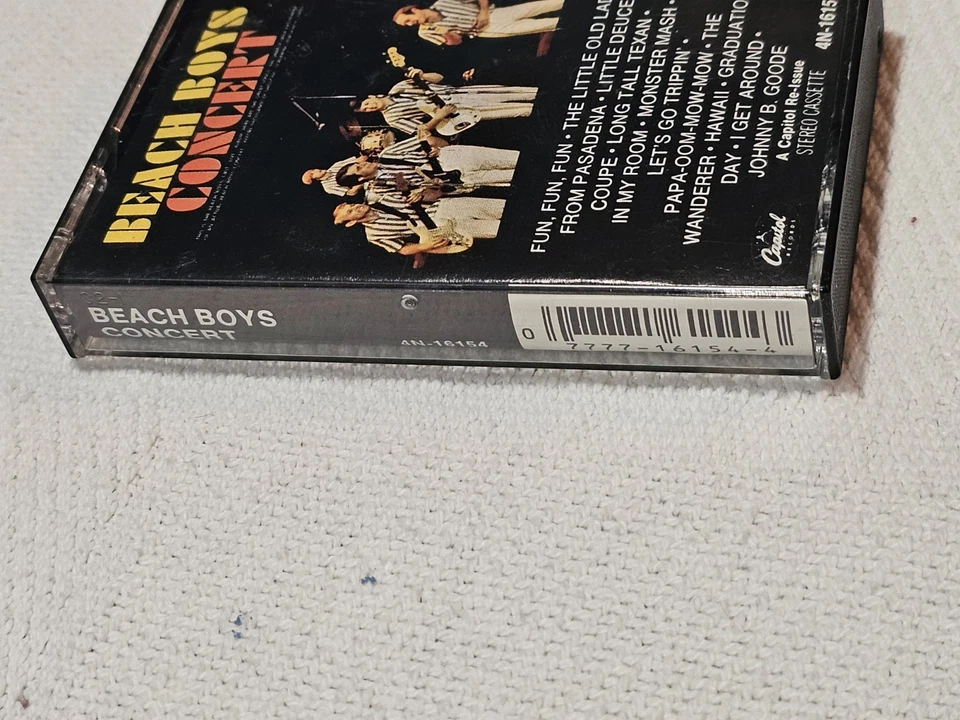 THE BEACH BOYS CONCERT DAYS Cassette Tape Capitol Records - Image 3 of 4