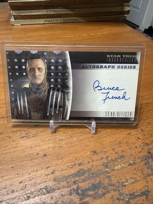 1998 Star Trek Insurrection Bruce French ''SoNa Officer'' Autograph Card #A17