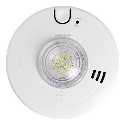 BRK First Alert SM110LED-AC Hardwired Smoke Alarm with Built-in LED Strobe Light