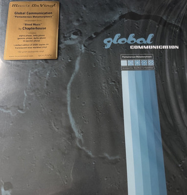 GLOBAL COMMUNICATION - PENTAMEROUS METAMORPHOSIS  2 VINYL LP NEW Blue vinyl Ltd
