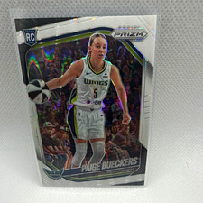 Panini Prizm WNBA 2025 Paige Bueckers Dallas Wings RC White Seismic #5