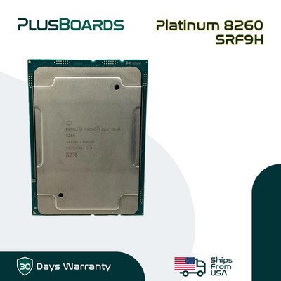 Intel Xeon Platinum 8260 2.4GHz 24C LGA 3647 35.75MB 165W CPU Server Processor