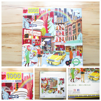 eeboo Puzzle ''NEW YORK CITY LIFE''  1000 Teile