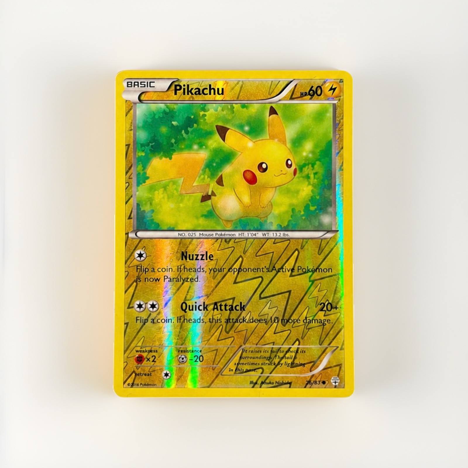 Pokemon TCG Pikachu 26/83 Generations Reverse Holo 2016 English