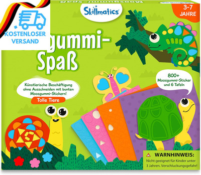 Skillmatics Kunstaktivität - Spaß Mit Schaumstoff Tiere, Schmutzfreie Aufkleberk