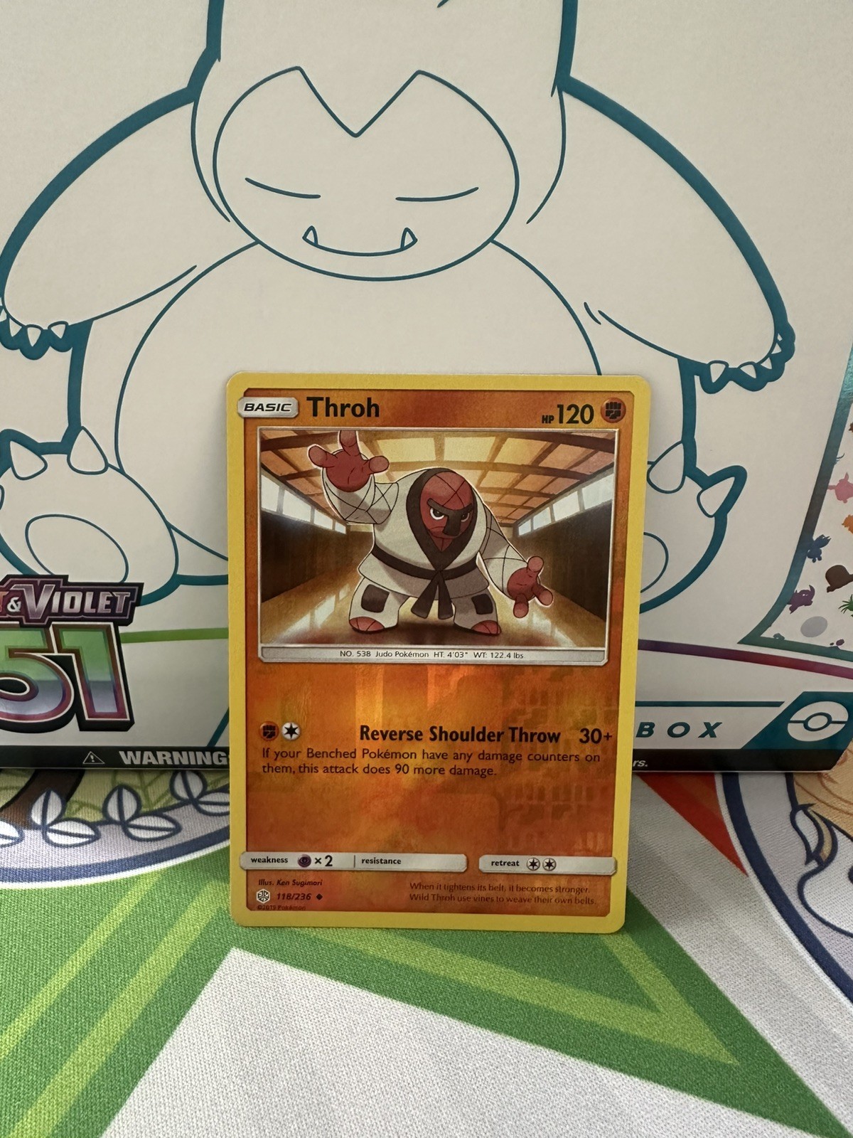 Pokemon Card Throh Cosmic Eclipse Reverse Holo 118/236 NM