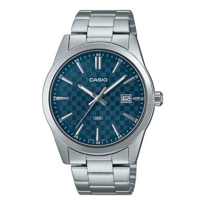 Casio Analog Stainless Steel Blue Dial Analog Quartz MTP-VD03D-2A2
